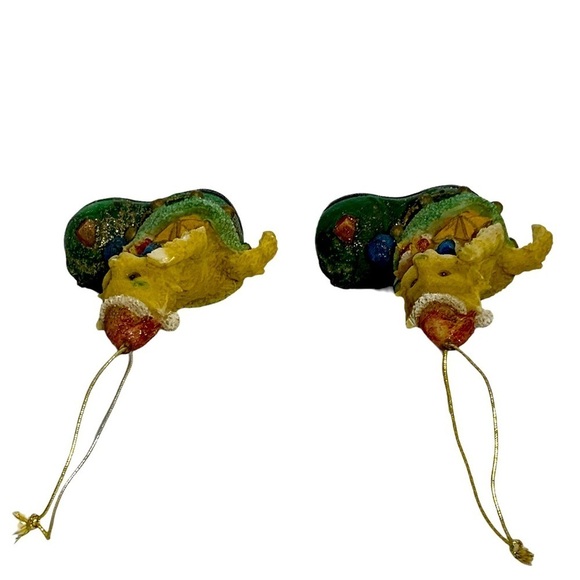 Vintage Cat Puss in Boots Ornaments Christmas Tree Decor Cats in Boots Set of 2 - Picture 11 of 16